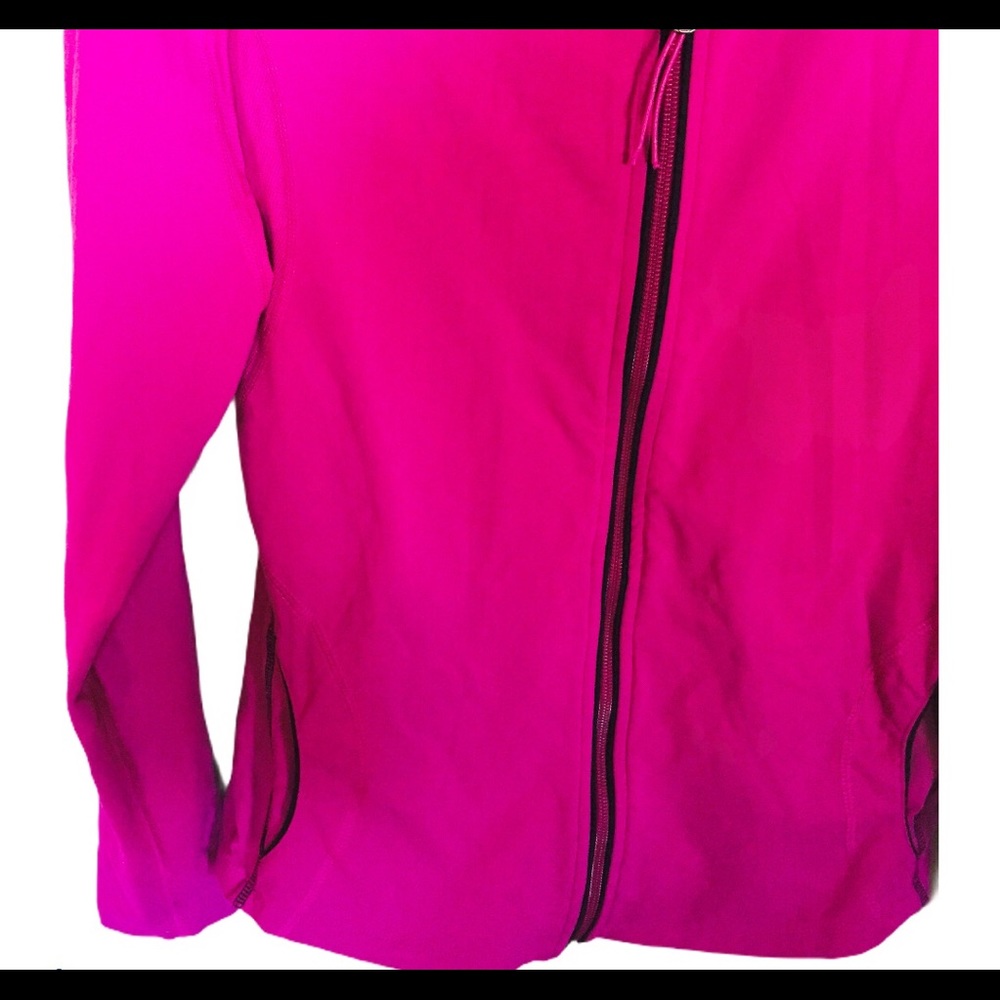 TUFF ATHLETICS Full Zip Track Workout Running Jacket Pink Size Medium - Picture 6 of 9